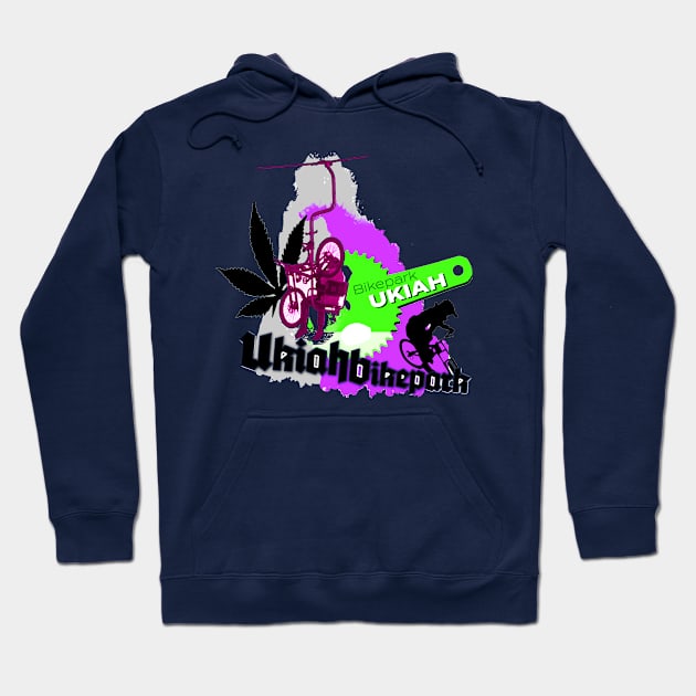 UKIAH BIKEPARK Hoodie by J3SS3F4RR3LL